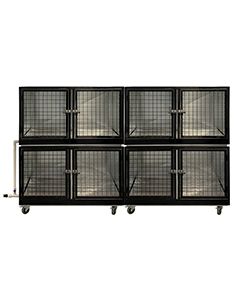 Quick N Clean Galvanized Cage Bank 4 or 8 Units