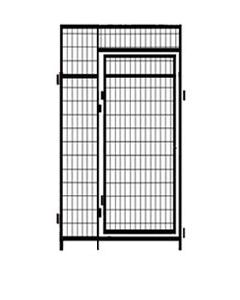 Single 4' X 7' Tall Welded Wire Door Partition Panel 