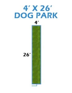 4' X 26' Dog Park System