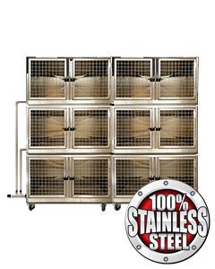 Quick N Clean Stainless Steel Cage Bank 6 or 12 units