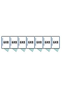 6' X 8' Multiple Standard Full Stall Dog Kennels x7