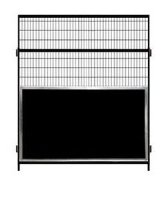 Single 6' X 7' Tall Welded Wire Anti Fight Panel