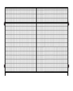 Single 8' X 7' Tall Welded Wire Partition Panel