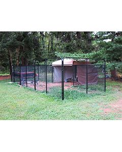 8' X 24' Complete Standard Cozy Nook Kennel (Powder-Coated)