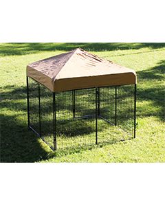 8' X 8' Complete Standard Kennel (Powder-Coated)
