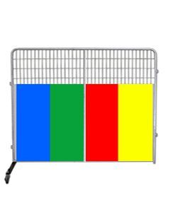 Single 8' X 6' Room Divider Panel W/Color Anti Fight 