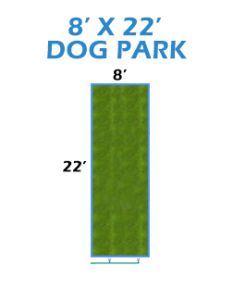 8' X 22' Dog Park System