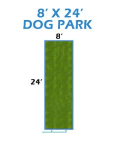8' X 24' Dog Park System