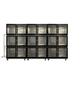 Quick N Clean Galvanized Cage Bank 9 or 18 Units