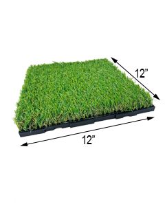 Single 1' X 1' Pet Rated Artifical Grass Tile 