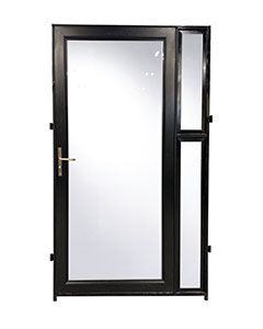 4' Luxury Full View Glass Door