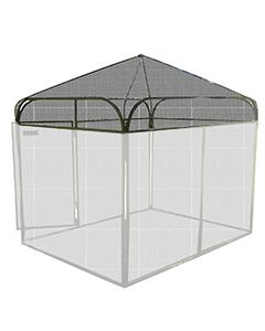 Peaked Expanded Metal Kennel Top (Clearance)