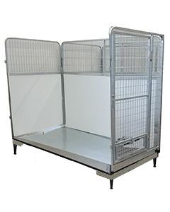 Quick-N-Clean 4' X 6' Galvanized Kennel PRO (Additional Stall)