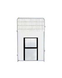 Single 4' X 6' Tall Kennel PRO Anti Fight Partition Panel & Transfer Door