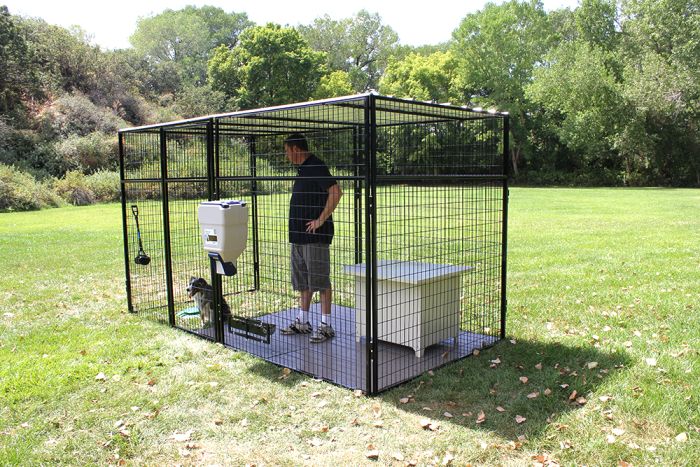 10' X 10' Corrugated Metal Dog Kennel Roof