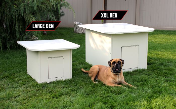 Large Heavy Duty Powdercoated Metal Large Breed Dog House Den