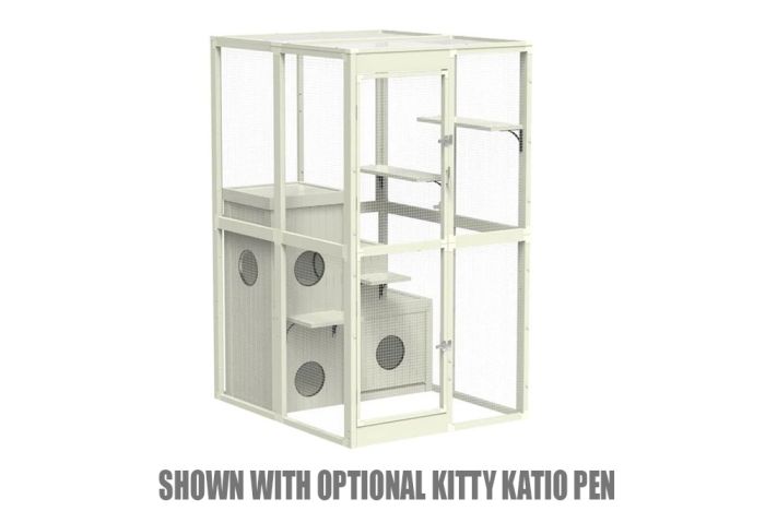 Katio EcoFLEX Cat Climber New Age Pet Ecoflex Kitty Katio Climber Cat House ...