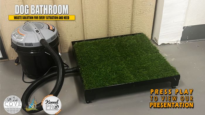 2' X 3' Quick N Clean Stand Alone Potty Station