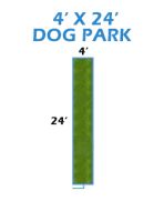 4' X 24' Dog Park System