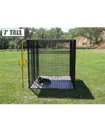 6' X 8' Complete 7' Tall Dog Kennel (Powder-Coated)