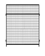 Single 6' X 7' Tall Welded Wire Partition Panel