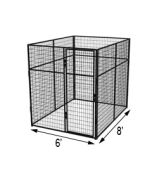 6' X 8' Basic 7' Tall Wire Kennel (Powder-Coated)