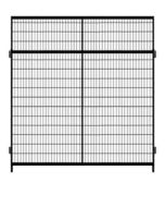 Single 8' X 7' Tall Welded Wire Partition Panel