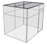 Flat 4' X 4' Welded Wire Dog Kennel Top