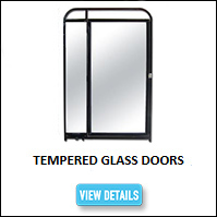 Tempered Glass Kennel Door