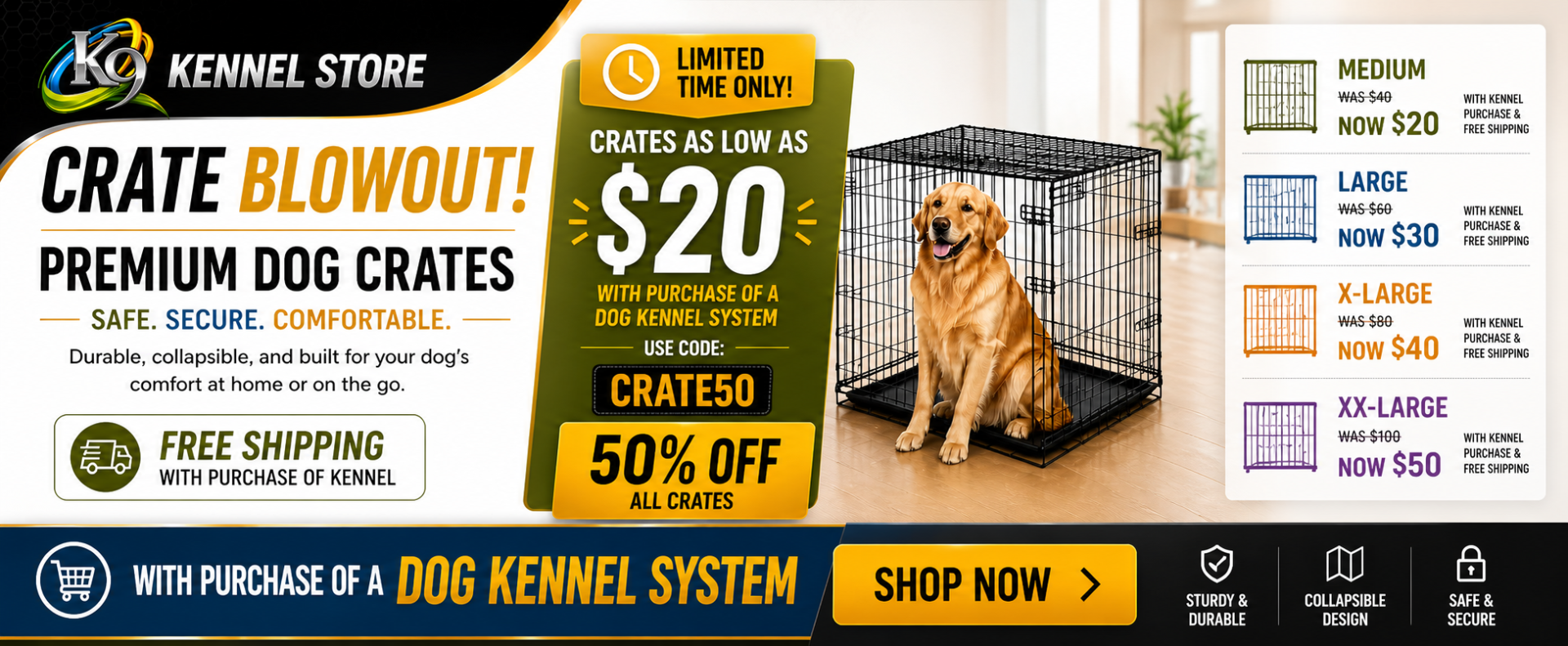 Crate Blowout Sale