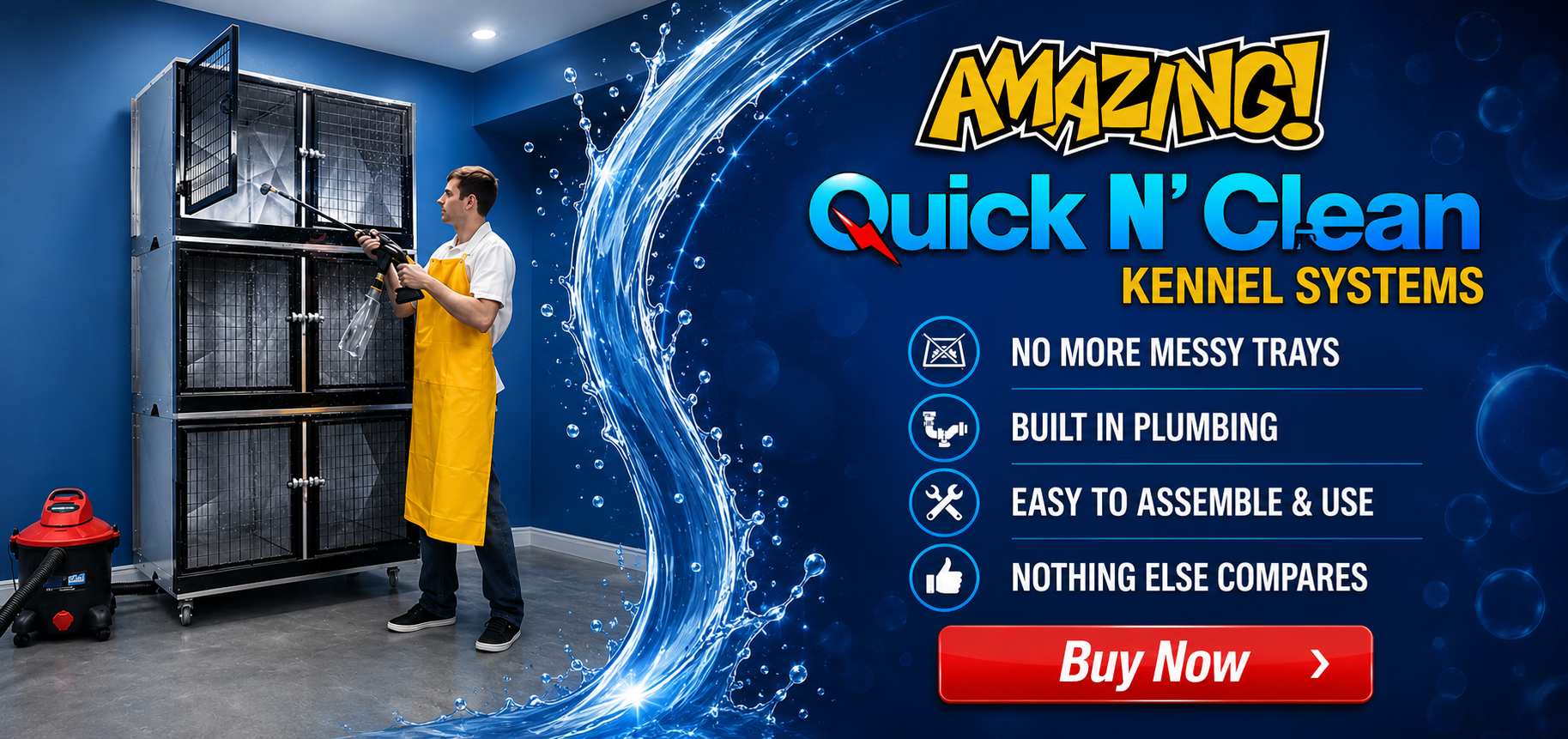 Quick N Clean Kennel Systems Entire Line
