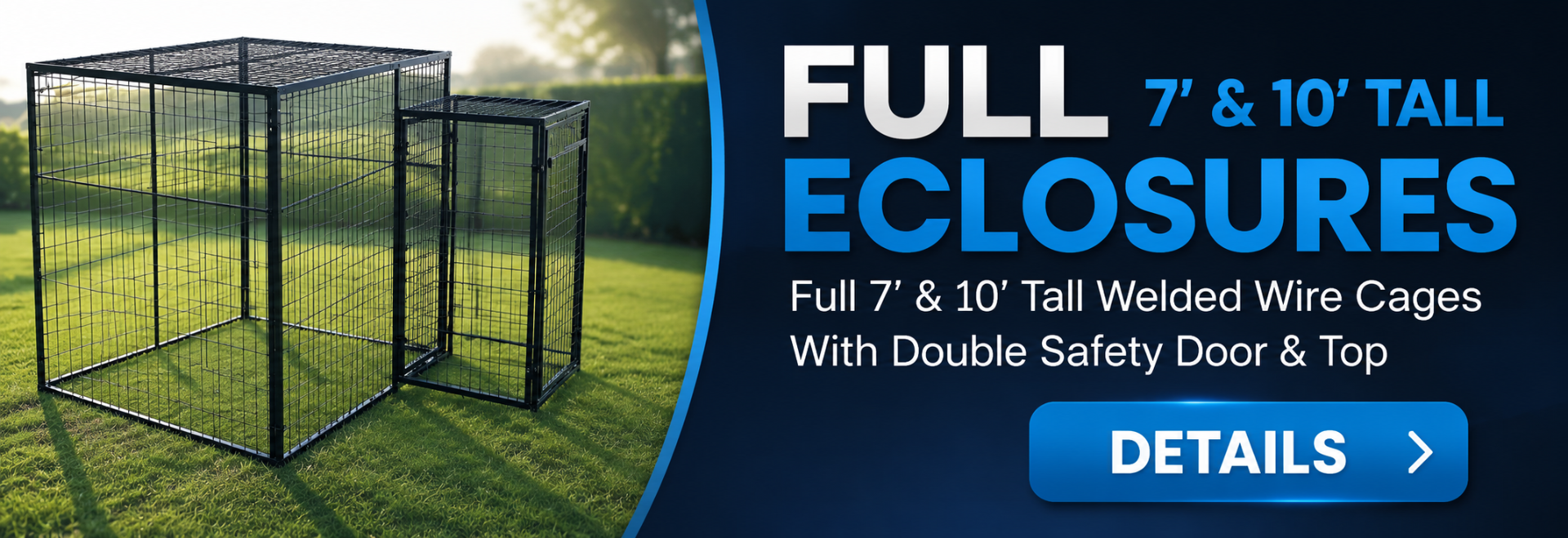 Fully Enclsed Dog Kennel Systems