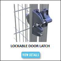 Lockable Kennel Latch
