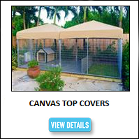 Kennel Canvas Top Covers
